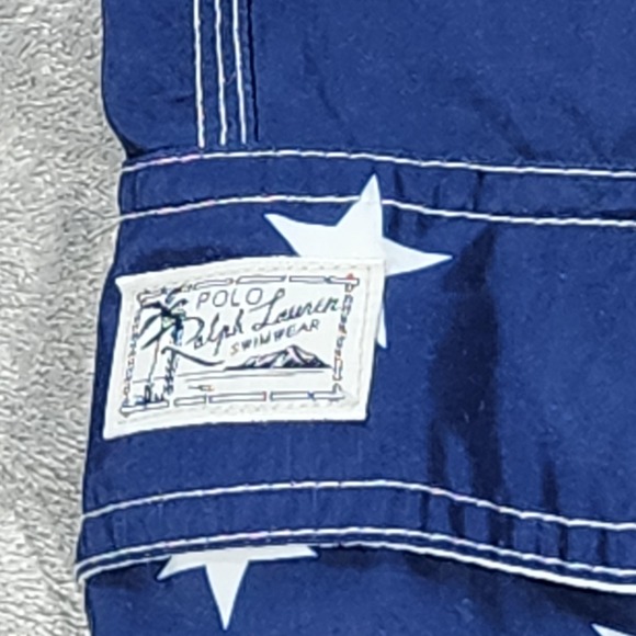 Polo Ralph Lauren Swim Trunks Mens Small American Flag Stars Stripes USA Patriot - Picture 5 of 15